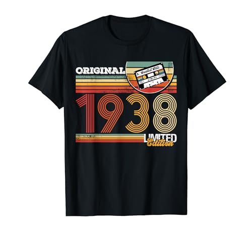 Consigue Ideas para regalar ahora Fiesta cumpleaños fiesta cumpleaños cumpleaños 1938 Camiseta Ofertas 2024 | regaloscumple.com