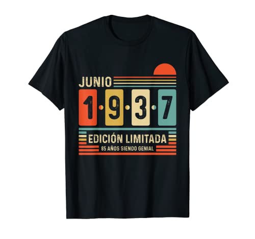Consigue ahora 85 Años Junio 1937 Leyenda Regalo 85 Cumpleaños Catálogo Camiseta Top Precio 2023 | regaloscumple.com