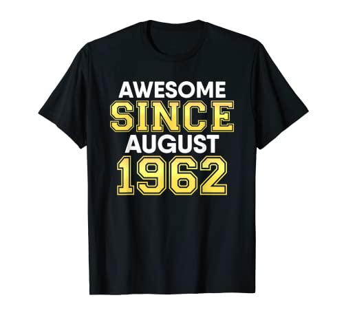 Consigue ahora 59 cumpleaños BlackFriday 1962 fiesta 59 años impresionante desde agosto Camiseta Rebajas 2024 | regaloscumple.com