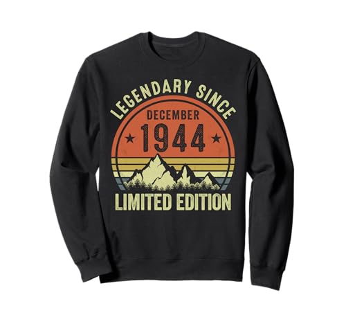 Consigue ahora Legendario desde diciembre Navidad 1944 edición limitada cumpleaños retro Sudadera Rebajas 2024 | regaloscumple.com
