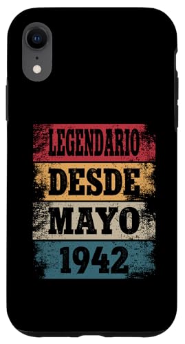 Comprar Carcasa para iPhone XR Legendario Desde Marzo 1942 - Cumpleaños Cumpleaños 82 Años Ofertas 2024 | regaloscumple.com