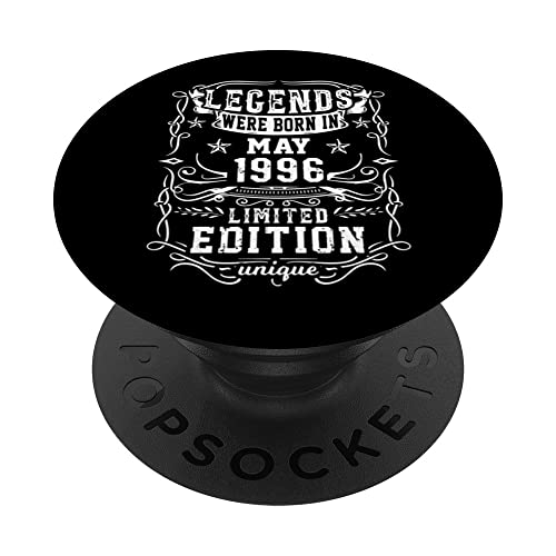 Comprar Cumpleaños Mayo 1996 Edición Limitada Regalo Legend May PopSockets PopGrip Intercambiable Navidad Ofertas 2024 | regaloscumple.com