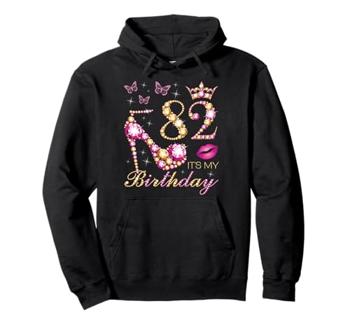 Comprar 82 Es mi cumpleaños 82 años Navidad es mi cumpleaños número 82 Sudadera con Capucha Top Precio 2025 | regaloscumple.com