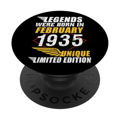 Consigue ahora Cumpleaños Febrero Promoción 1935 Edición Limitada Regalo February PopSockets PopGrip Intercambiable Ofertas 2024 | regaloscumple.com