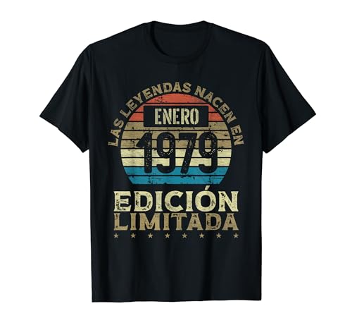 Oferta Las nacen Enero - Años Camiseta