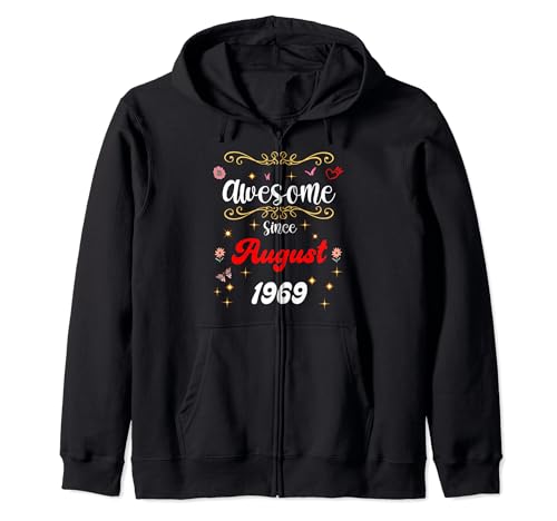 Comprar Impresionante Catálogo desde agosto 1969 cumpleaños Flores y mariposas Sudadera con Capucha Top Precio 2024 | regaloscumple.com
