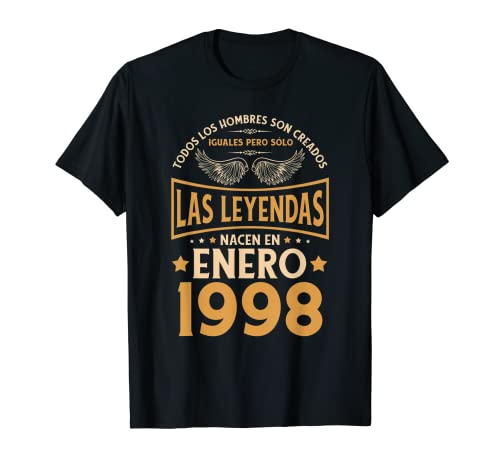Consigue ahora Cumpleaños Hombre Regalos Las Leyendas Enero 1998 Camiseta Top Cumpleaños Precio 2025 | regaloscumple.com