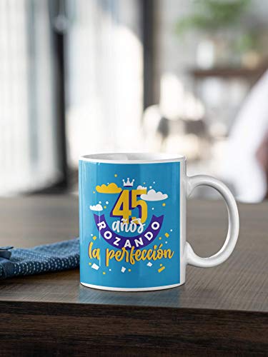 Ofertas Taza Cumpleaños.- Rozando Perfeccion años)