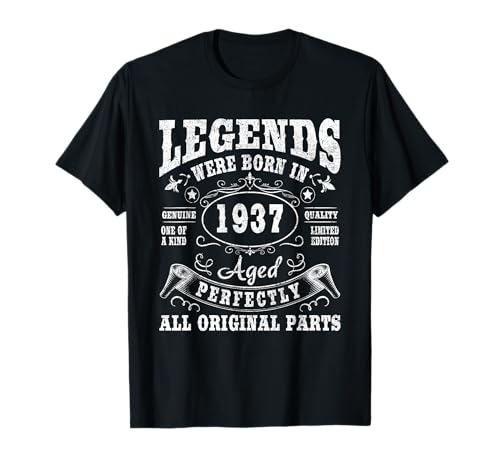 Comprar 88 Cumpleaños 88 Años Hombre Ideas para regalar Mujer Vintage 1937 Regalo Camiseta Rebajas 2025 | regaloscumple.com