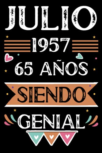 Consigue ahora CUADERNO Julio BlackFriday 1957 65 Años Siendo Genial: 65 años. Libro visitas cuaderno 110 páginas felicitaciones idea regalo regalo Para la esposa novia mujer La madre Rebajas 2024 | regaloscumple.com
