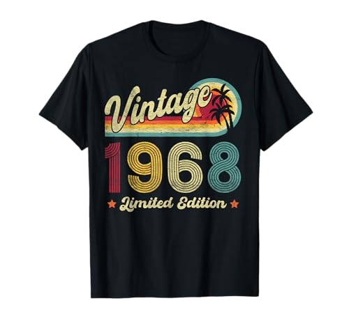 Comprar 56 años cumpleaños BlackFriday 1968 Retro Hombre Mujer Regalo divertido Camiseta Top Precio 2024 | regaloscumple.com