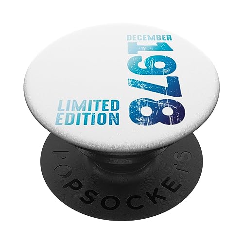Consigue BlackFriday ahora Diciembre 1978 Año 1978 Retro 1978 Vintage 1978 Edición PopSockets PopGrip Intercambiable Ofertas 2023 | regaloscumple.com