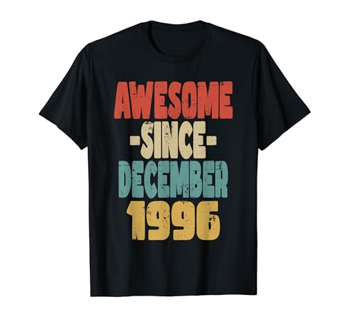 Comprar 1996 cumpleaños vintage Ideas para regalar retro impresionante desde diciembre 1996 Camiseta Top Precio 2024 | regaloscumple.com