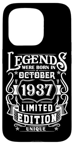 Comprar Carcasa para iPhone Cumpleaños 15 Pro Cumpleaños Octubre 1937 Edición Limitada Regalo Used Vintage Top Precio 2025 | regaloscumple.com