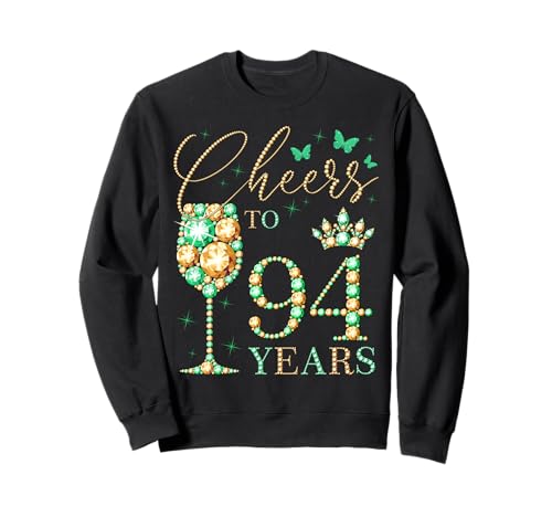 Consigue ahora Saludos a 94 años Regalos mujer 94 años reina del 94 cumpleaños Sudadera Top Precio 2025 | regaloscumple.com