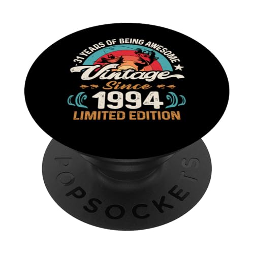 Comprar 31 cumpleaños 31 Regalos años amantes la pesca pescador nacido en 1994 PopSockets PopGrip Adhesivo Ofertas 2025 | regaloscumple.com