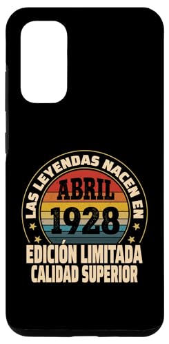 Consigue ahora Carcasa para Galaxy S20 Edición Limitada Abril Promoción 1928 - Cumpleaños 96 Años Top Precio 2024 | regaloscumple.com