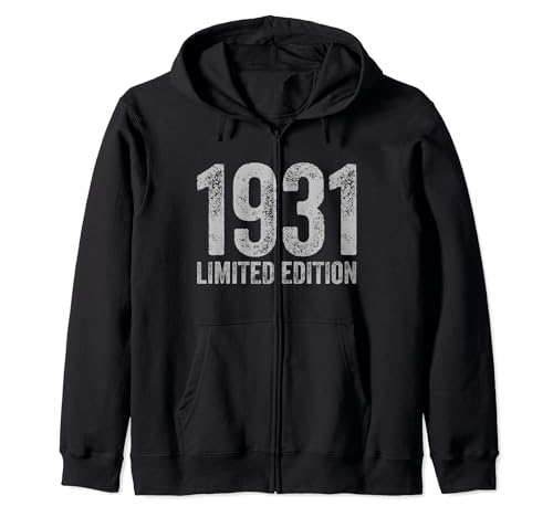 Consigue Ideas para regalar ahora Cumpleaños 1931 Sudadera con Capucha Ofertas 2025 | regaloscumple.com