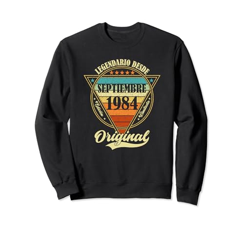 Consigue ahora 40 Regalos cumpleaños Nacido en Septiembre 1984 Vintage 40 años Sudadera Rebajas 2024 | regaloscumple.com