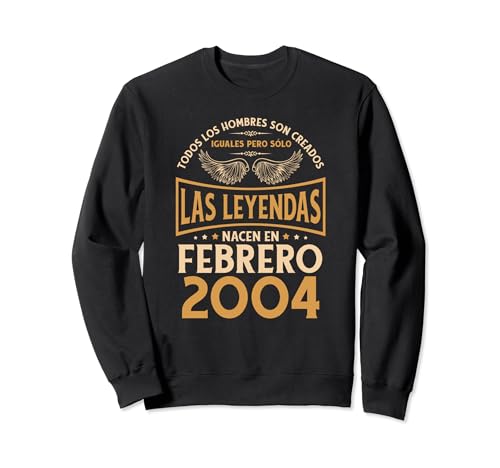 Comprar Cumpleaños Hombre Regalos Las Navidad Leyendas Febrero 2004 Sudadera Ofertas 2024 | regaloscumple.com