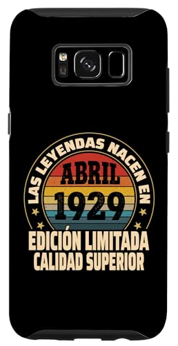 Consigue ahora Carcasa para Galaxy S8 BlackFriday Edición Limitada Abril 1929 - Cumpleaños 95 Años Rebajas 2024 | regaloscumple.com