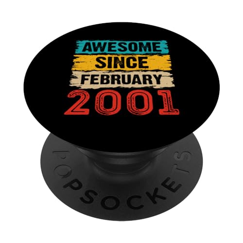 Consigue ahora 23 años impresionante desde febrero 2001 Regalos cumpleaños número 23 PopSockets Catálogo PopGrip Intercambiable Rebajas 2025 | regaloscumple.com