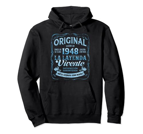 Comprar Original Nacido En 1948 Edición Limitada 76 Cumpleaños Sudadera Cumpleaños con Capucha Rebajas 2024 | regaloscumple.com