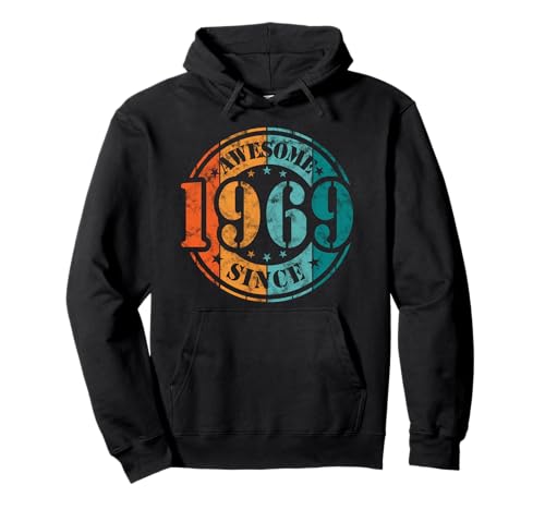 Comprar Asombroso Asombrosa Desde 1969 Cumpleaños Hombre Mujer Sudadera Ideas para regalar con Capucha Top Precio 2024 | regaloscumple.com