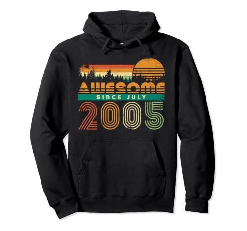 Comprar Impresionante regalo cumpleaños desde julio Ideas para regalar 2005 para fiesta vintage adolescente Sudadera con Capucha Ofertas 2024 | regaloscumple.com