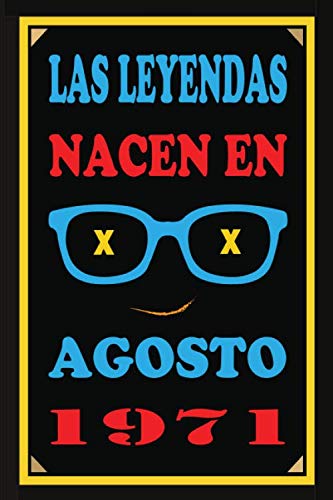 Comprar Las Leyendas Nacen En Agosto De 1971: Regalo aniversario cuaderno 120 páginas felicitaciones idea regalo regalo 49 aniversario para pareja niño BlackFriday mujer Top Precio 2024 | regaloscumple.com