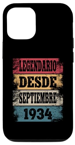 Comprar Carcasa para iPhone 13 Catálogo Legendario Desde Septiembre 1934 - Cumpleaños 90 Años Top Precio 2024 | regaloscumple.com