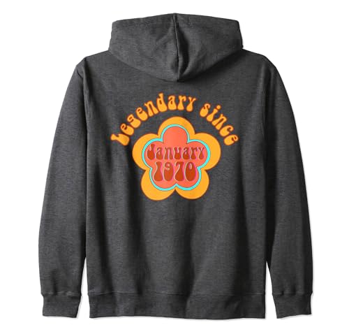 Comprar Nacido en enero 1970 Cumpleaños Legendario desde 1970 Sudadera con Capucha Promoción Top Precio 2024 | regaloscumple.com