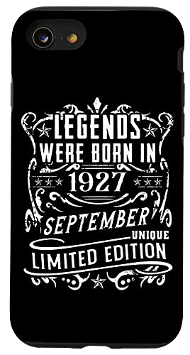 Consigue Navidad ahora Carcasa para iPhone SE (2020) / 7 / 8 Cumpleaños Septiembre 1927 Edición Limitada Regalo Vintage Top Precio 2024 | regaloscumple.com