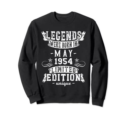 Comprar Cumpleaños Catálogo Mayo 1954 Edición Limitada Regalo Legend May Sudadera Rebajas 2025 | regaloscumple.com