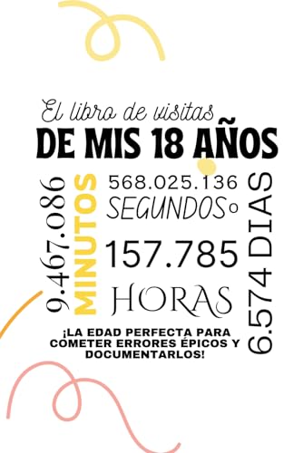 Consigue ahora 18 AÑOS Libro Visitas para un Cumpleaños Inolvidable. Dedicatorias especiales. Diseño Catálogo fiesta: INTERIOR A COLOR CON UN DISEÑO DIFERENTE. Rebajas 2025 | regaloscumple.com