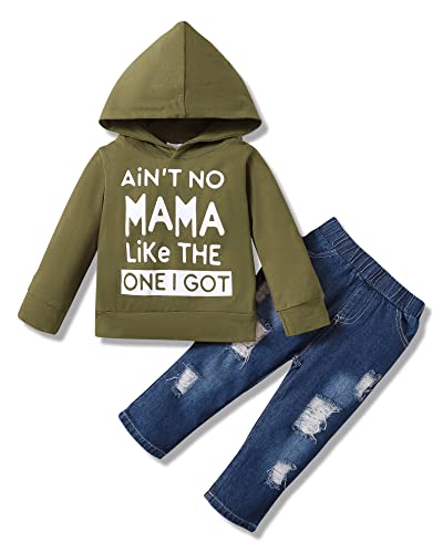 Comprar en Amazon SOLOYEE Bebé Niño Conjunto Ropa 12-18 Meses Infantil Moda Letra