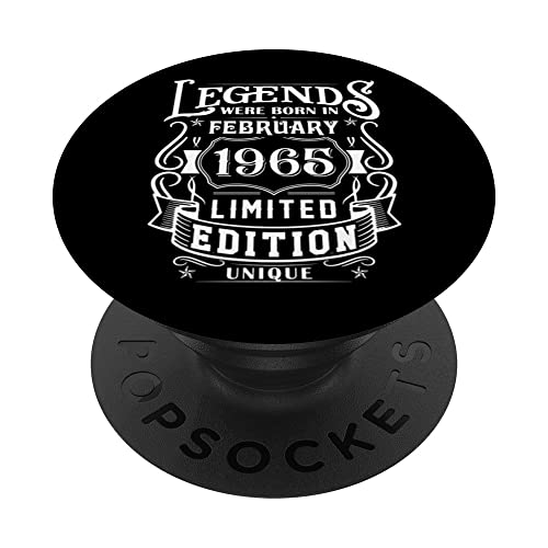 Comprar Cumpleaños Febrero BlackFriday 1965 Edición Limitada Regalo February PopSockets PopGrip Adhesivo Top Precio 2025 | regaloscumple.com