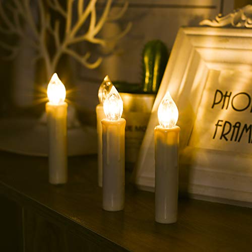 Ofertas Árbol Navidad, Velas LED Navidad Inalámbricas con Control Remoto, Luces Velas