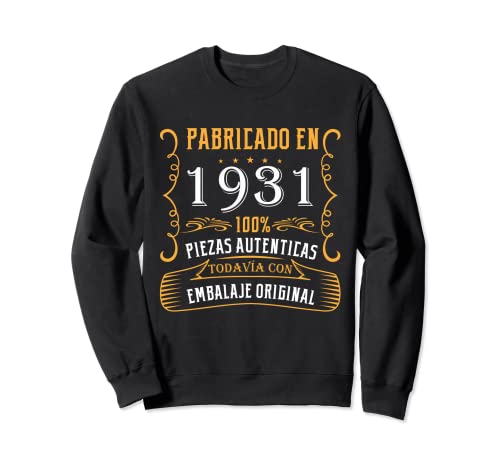 Consigue ahora Fabricado 1931 Años Cumpleaños Hombre Mujer Nacen En 1931 Navidad Sudadera Top Precio 2025 | regaloscumple.com