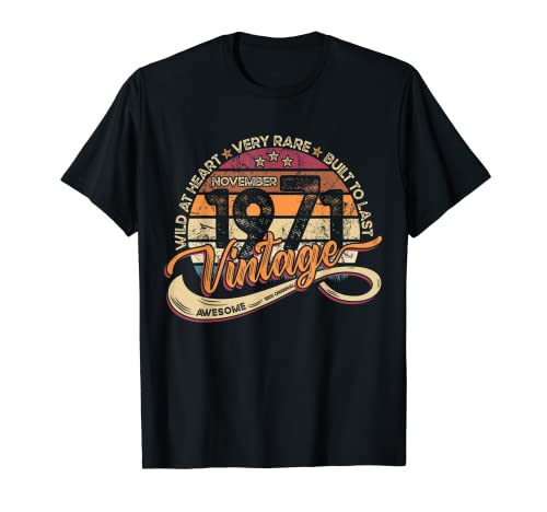 Comprar Vintage Regalos 50 cumpleaños día diciembre 1971 Enhorabuena Camiseta Ofertas 2025 | regaloscumple.com