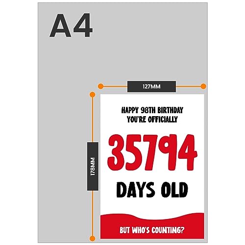 Dónde comprar en España Hey Divertida cumpleaños hombres mujeres, 35794 tarjeta 98 tarjeta 98, cumpleaños