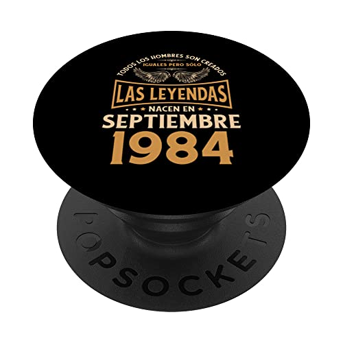 Consigue ahora Cumpleaños Hombre Regalos Ideas para regalar Las Leyendas Septiembre 1984 PopSockets PopGrip Intercambiable Rebajas 2025 | regaloscumple.com