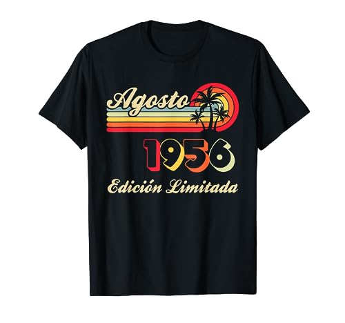 Comprar 67 Años Cumpleaños Navidad 1956 Hombre 67 Agosto Edición Limitada Camiseta Top Precio 2025 | regaloscumple.com