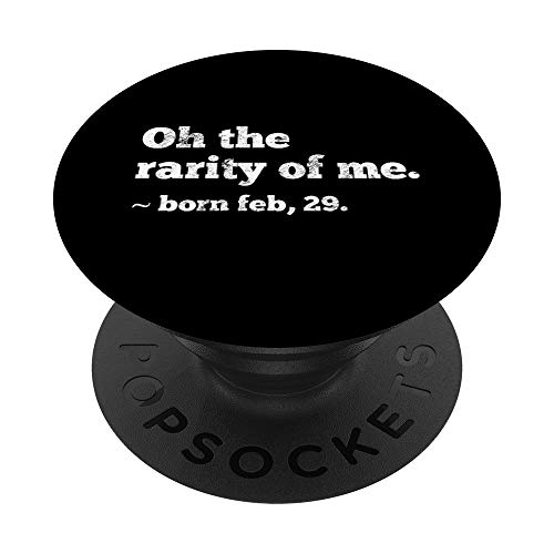 Comprar 29 febrero cumpleaños 29 febrero regalo cumpleaños PopSockets PopGrip Intercambiable Cumpleaños Rebajas 2025 | regaloscumple.com