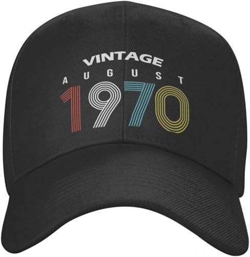 Comprar GPMZZMIX Gorra béisbol Hiphop Catálogo Punk Unisex Vintage 1970 Agosto Gorra béisbol Adulto 52.o Regalo cumpleaños Sombrero Ajustable para papá Hombres Mujeres Protección Histéresis Gorras Regalo Rebajas 2024 | regaloscumple.com
