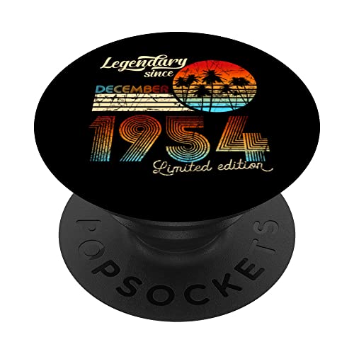 Consigue ahora Legendario De Cumpleaños Desde Diciembre De 1954 Regalo. PopSockets PopGrip Intercambiable Catálogo Top Precio 2024 | regaloscumple.com