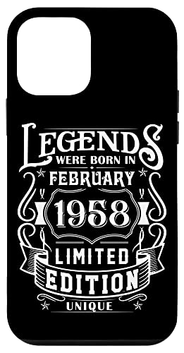 Consigue ahora Carcasa para iPhone 12 mini Cumpleaños Febrero 1958 Edición Limitada Regalos Regalo February Ofertas 2025 | regaloscumple.com