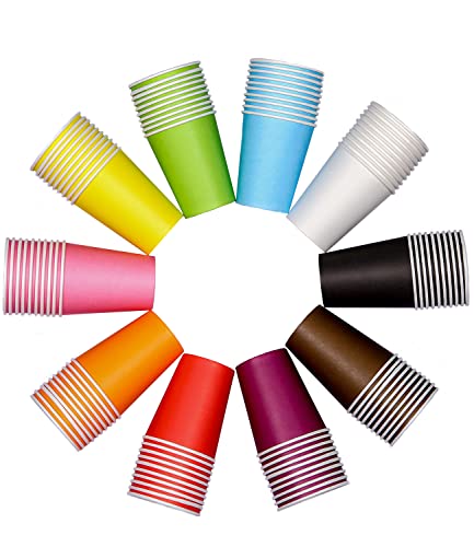 Comprar JOSPL Vasos Cumpleaños Papel 100 Piezas Vaso Papel Tazas Fiesta Colores Papel Café Té Vasos Vasos Carton Colores Vasos Papel Cumpleaños para Familia Restaurante Fiesta(Multicolor) Ofertas 2024 | regaloscumple.com
