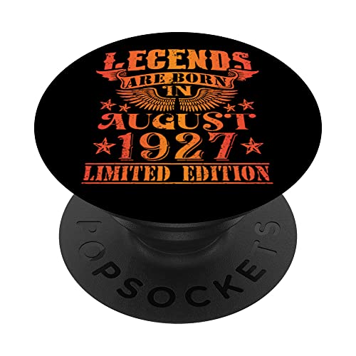 Consigue ahora BlackFriday Cumpleaños Agosto 1927 Edición Limitada Regalo Legend PopSockets PopGrip Intercambiable Ofertas 2024 | regaloscumple.com