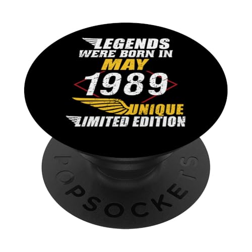 Comprar Cumpleaños Mayo 1989 Edición Limitada Navidad Regalo Legend May PopSockets PopGrip Adhesivo Rebajas 2025 | regaloscumple.com